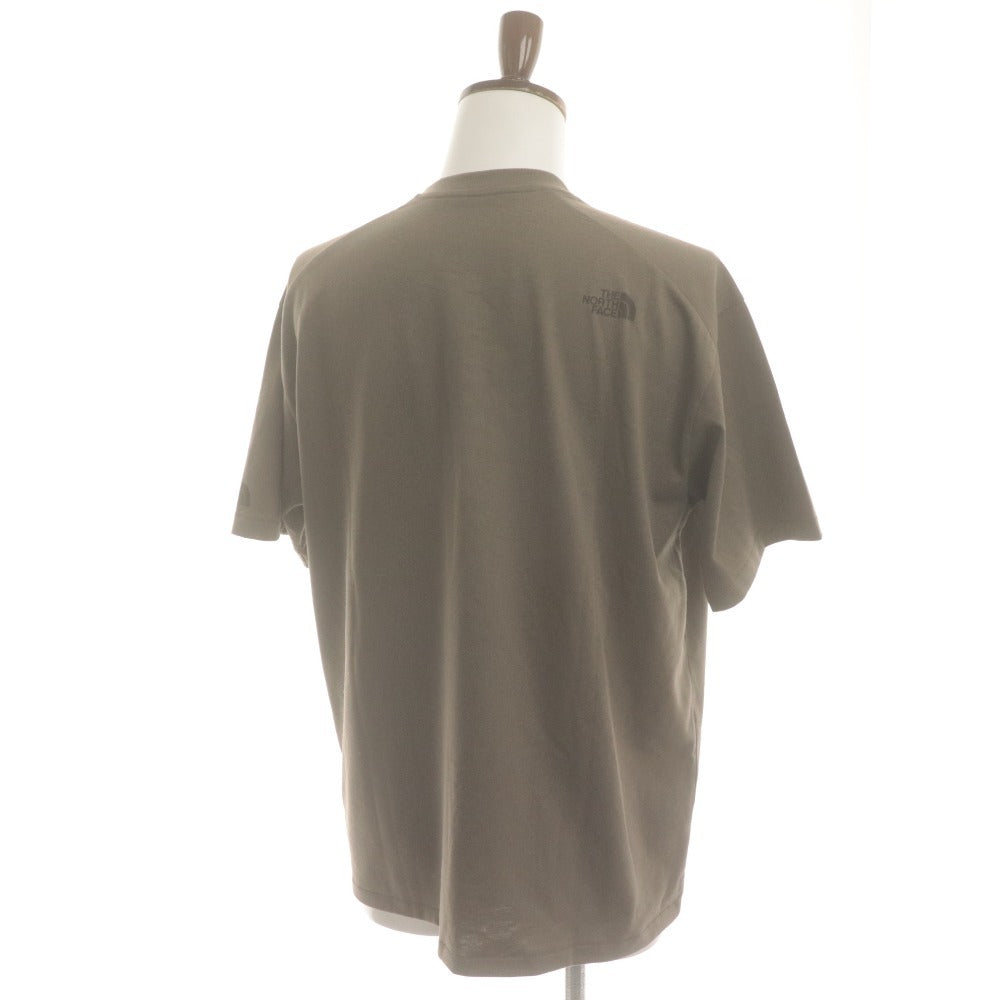 ■ THE NORTH FACE ザ・ノース・フェイス 半袖Tシャツ トップス S/S WORK Tee ファルコンブラウン 無地 メンズ XL タグ付き 美品