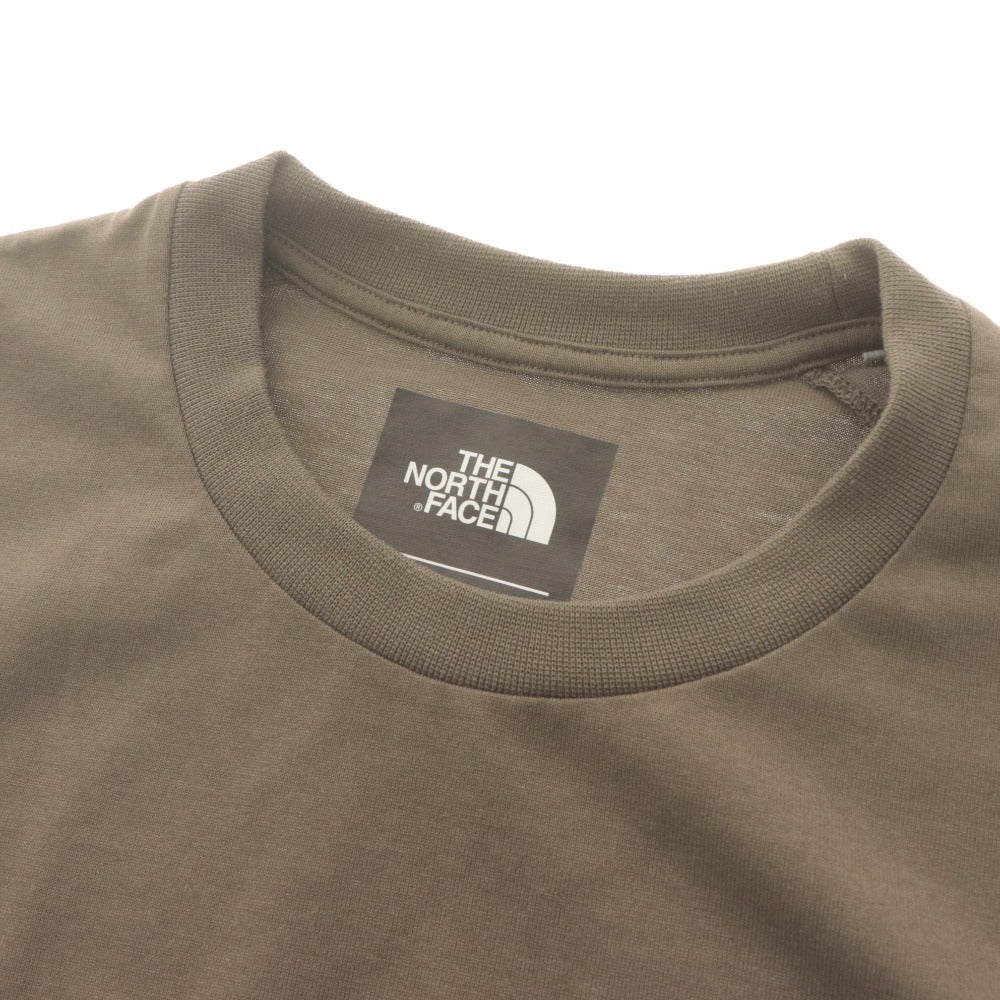 ■ THE NORTH FACE ザ・ノース・フェイス 半袖Tシャツ トップス S/S WORK Tee ファルコンブラウン 無地 メンズ XL タグ付き 美品
