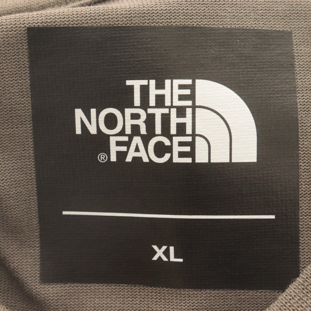 ■ THE NORTH FACE ザ・ノース・フェイス 半袖Tシャツ トップス S/S WORK Tee ファルコンブラウン 無地 メンズ XL タグ付き 美品