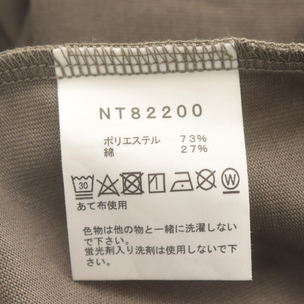 ■ THE NORTH FACE ザ・ノース・フェイス 半袖Tシャツ トップス S/S WORK Tee ファルコンブラウン 無地 メンズ XL タグ付き 美品