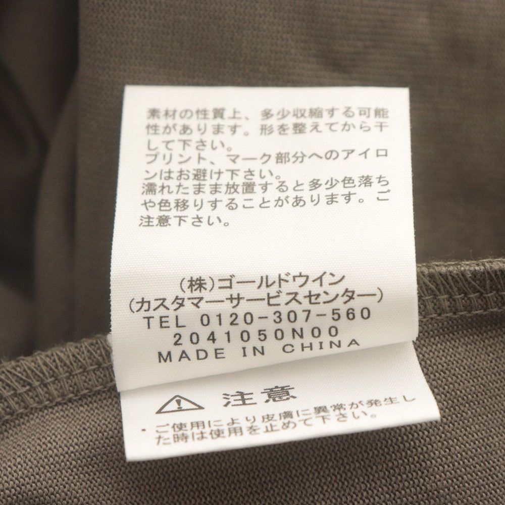 ■ THE NORTH FACE ザ・ノース・フェイス 半袖Tシャツ トップス S/S WORK Tee ファルコンブラウン 無地 メンズ XL タグ付き 美品