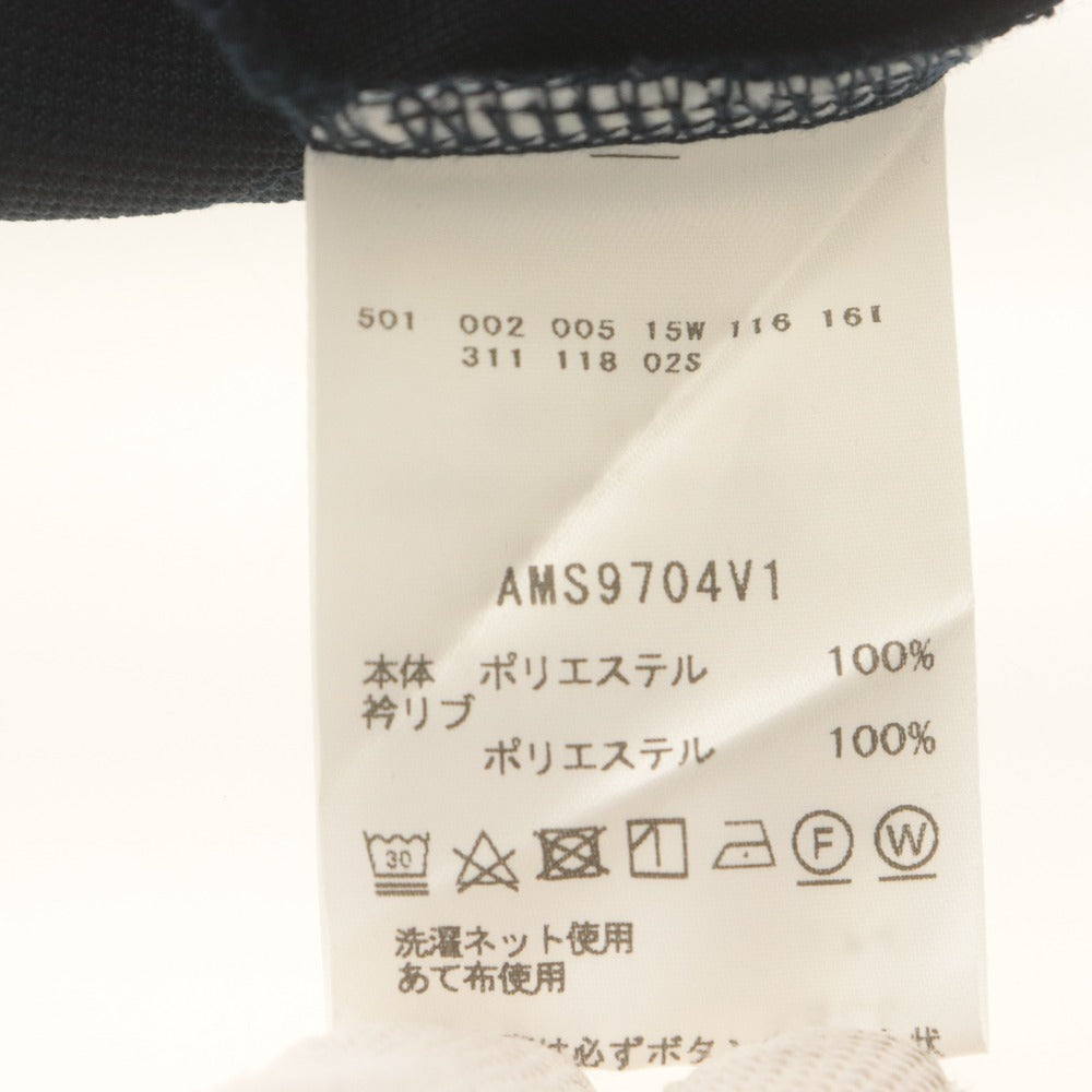 ■ and per se アンパスィ ポロシャツ 半袖トップス SWING DRY シードステッチ AMS9704V1 ゴルフ メンズ LL ネイビー 袋 タグ付き 未使用