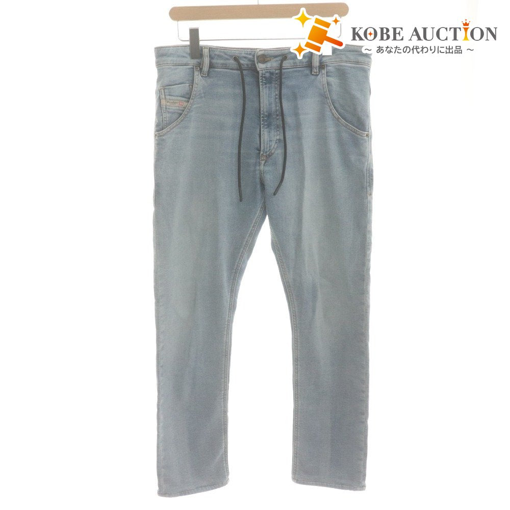 ■ DIESEL ディーゼル デニムパンツ ジョグジーンズ JOGG JEANS KROOLEY-Y-T 紐付き ボトムス メンズ 32 (L～XL相当) ライトブルー