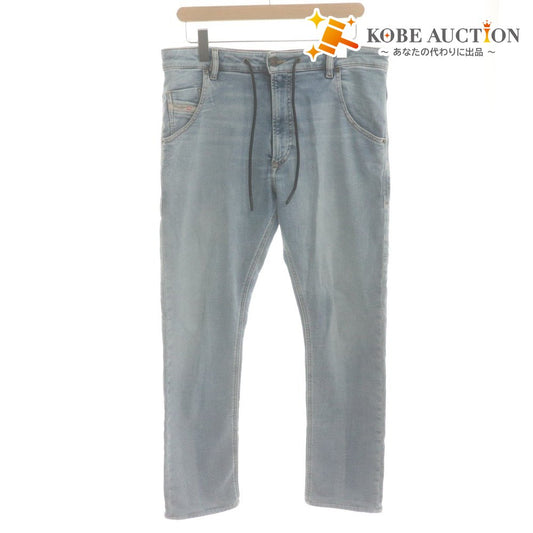 ■ DIESEL ディーゼル デニムパンツ ジョグジーンズ JOGG JEANS KROOLEY-Y-T 紐付き ボトムス メンズ 32 (L～XL相当) ライトブルー