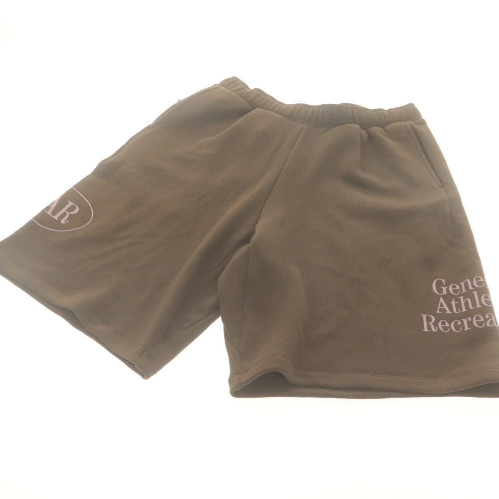 ■ THE NORTH FACE Half Pants Shorts Bottoms GAR Sweat Shorts Men's L Brown With Accessories Unused