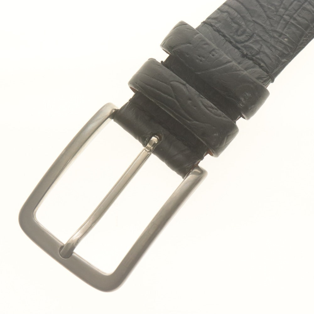 ■ ETRO Etro Belt Leather Paisley Pattern Men's 40/100 Black