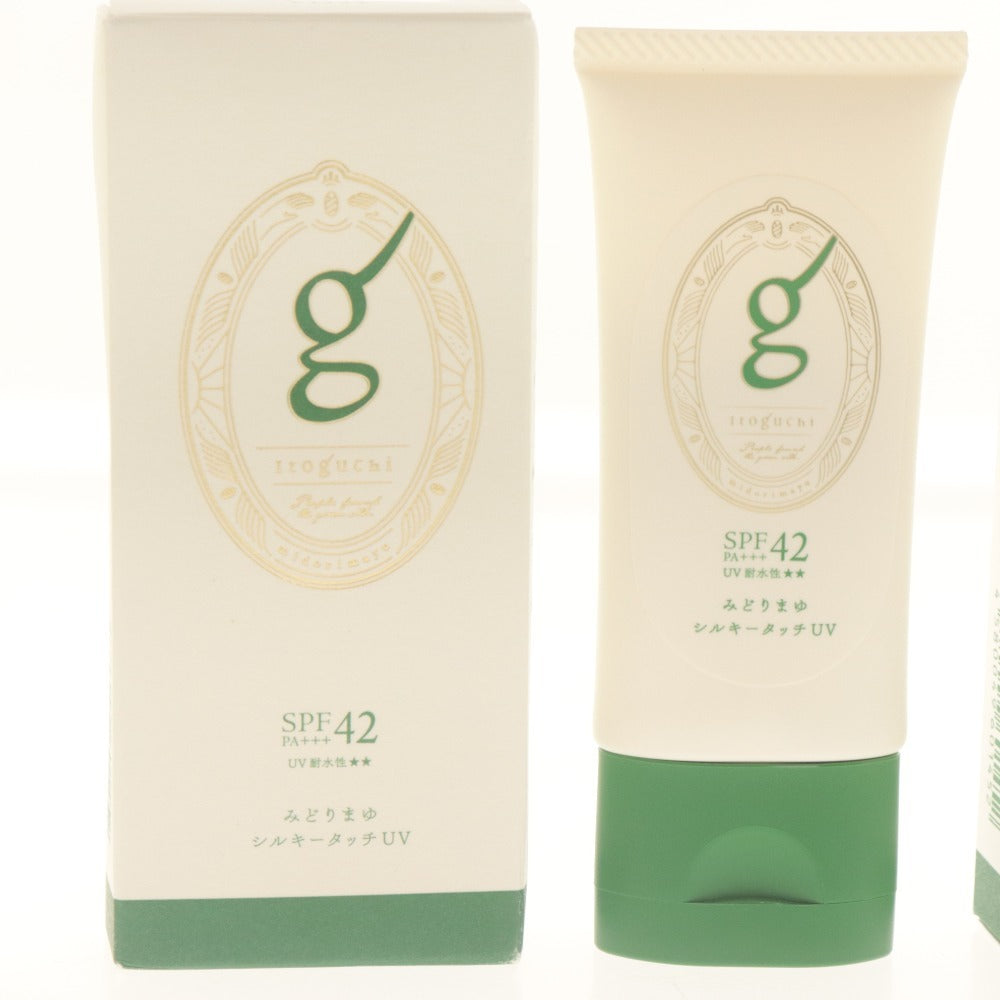 ■ Itoguchi Sunscreen Cream 4-Piece Set - Midorimayu Silky Touch UV 30g, Moist Cream 40g (with boxes, unused)
