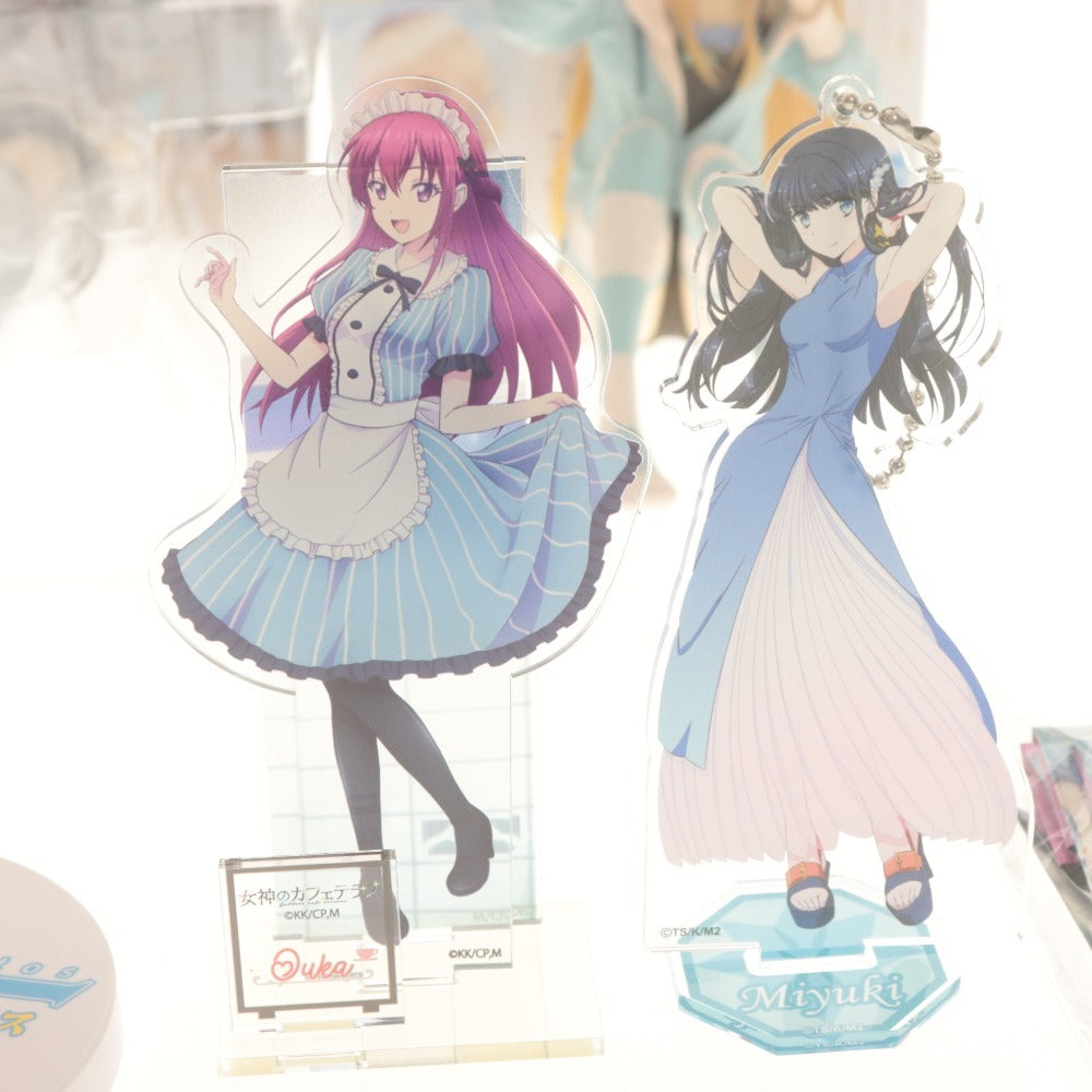 ■ Lupin the 3rd, Goddess Cafe Terrace, etc. Figures, Acrylic Stands, Cards - 15-piece set, bulk sale, includes items with boxes, includes unused items