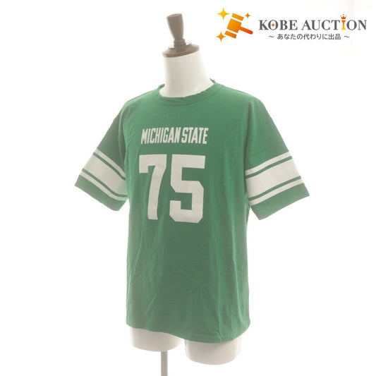 ■ Champion T-shirt Short Sleeve C3-R339 Tops WIN 1/4 Sleeve Football T-shirt Men's XL Kelly Green with Accessories