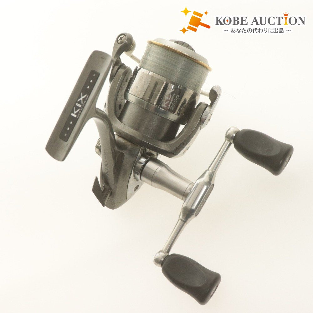 ■ DAIWA ダイワ スピニングリール CALDIA KIX カルディアキックス 2506番 REAL FOUR 釣り用具 用品 シルバー 少々カスタム済み