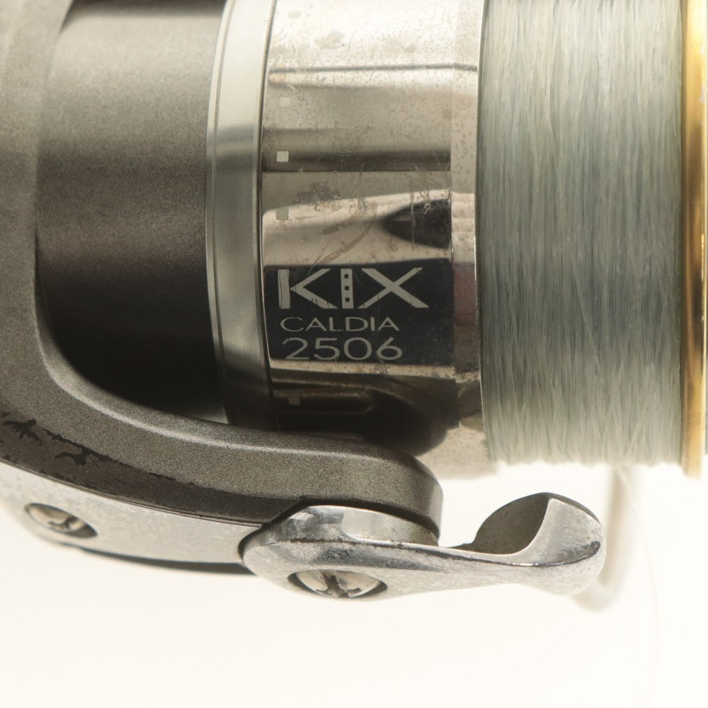 ■ DAIWA ダイワ スピニングリール CALDIA KIX カルディアキックス 2506番 REAL FOUR 釣り用具 用品 シルバー 少々カスタム済み