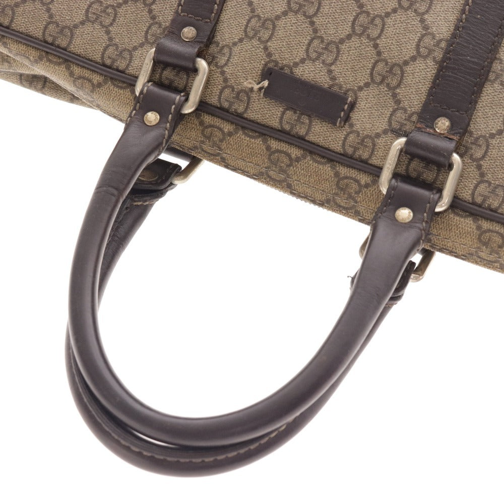 ■ Gucci Business Bag GG Supreme 201480 Bag Made in Italy Gold hardware Double zipper Open pocket Men's Beige