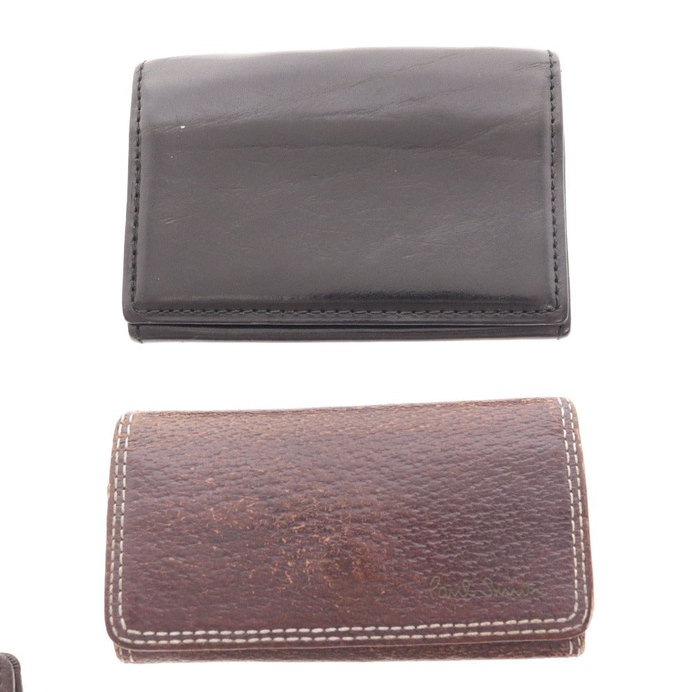 ■ ポール・スミス ミッシェルクラン 小物 5点セット まとめ売り 手帳ケース キーケース 名刺入れ 定期券入れ 財布 ブラック ブラウン