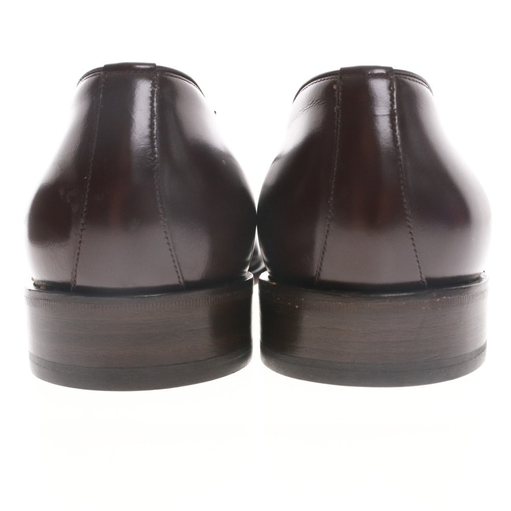 ■ グッチ GUCCI ホースビットローファー 110-0214 靴 革 金具 メンズ 8 1/2（27～27.5cm相当）ワイン ダークブラウン 付属品付き