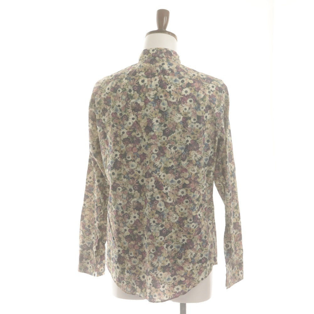 ■ Paul Smith ポールスミス シャツ カジュアルシャツ 長袖 トップス 花柄 コットン メンズ L マルチカラー