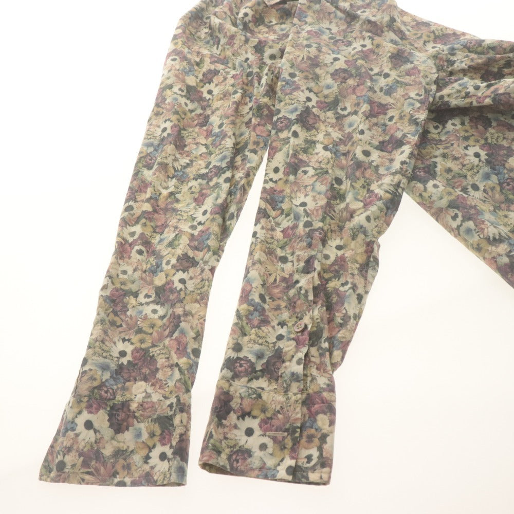 ■ Paul Smith ポールスミス シャツ カジュアルシャツ 長袖 トップス 花柄 コットン メンズ L マルチカラー