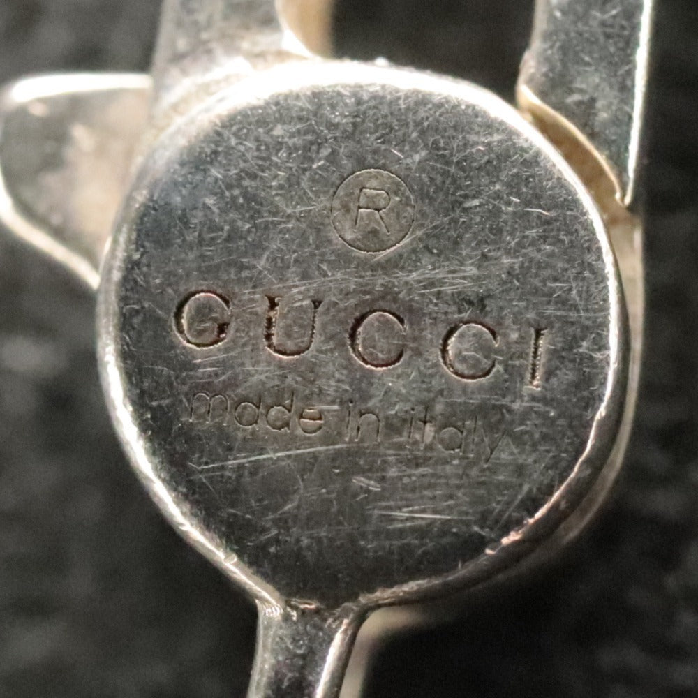 ■ GUCCI グッチ ネックレス アクセサリー インターロッキング G Ag925 メンズ レディース 22.6g シルバー付属品付き