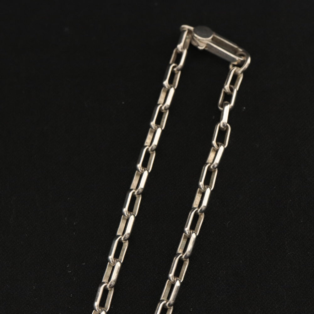 ■ GUCCI グッチ ネックレス アクセサリー インターロッキング G Ag925 メンズ レディース 22.6g シルバー付属品付き