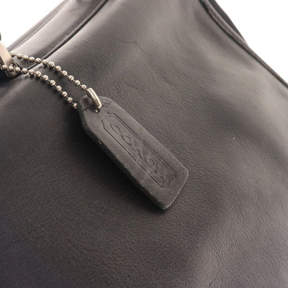 ■ Coach business bag briefcase shoulder bag leather men's black