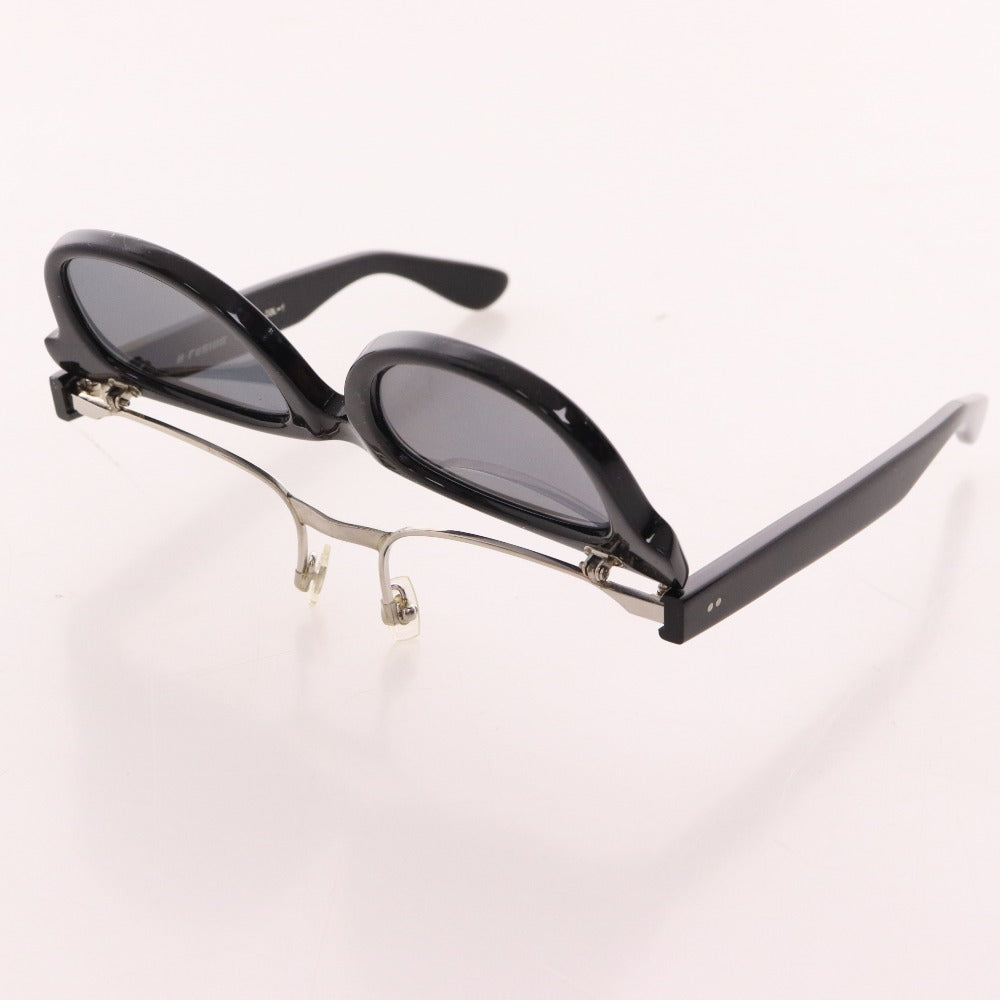 ■ H-Fusion Sunglasses, Flip-up Type, 901, Non-prescription, Eyewear, Glasses, Men's, Black, Comes with Case