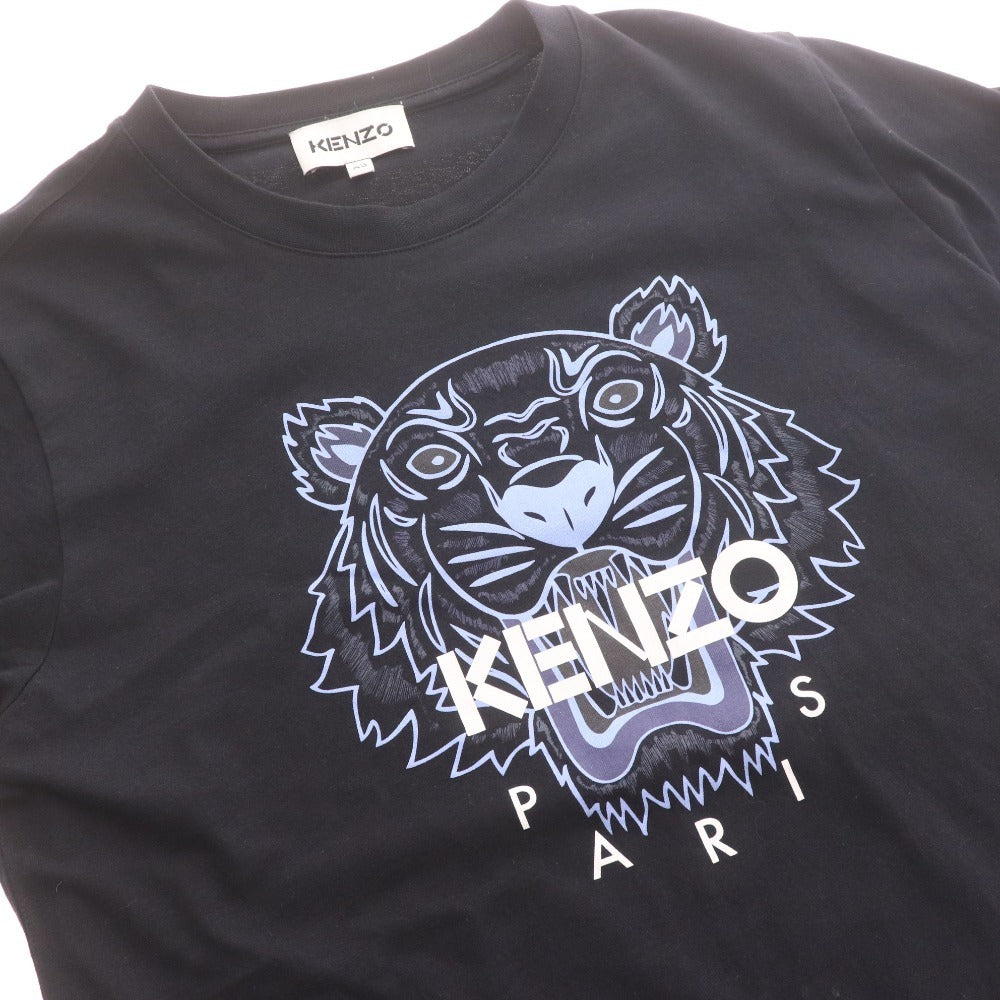 ■ KENZO PARIS ケンゾー Tシャツ 半袖 トップス ロゴ プリント レディース XS ブラック