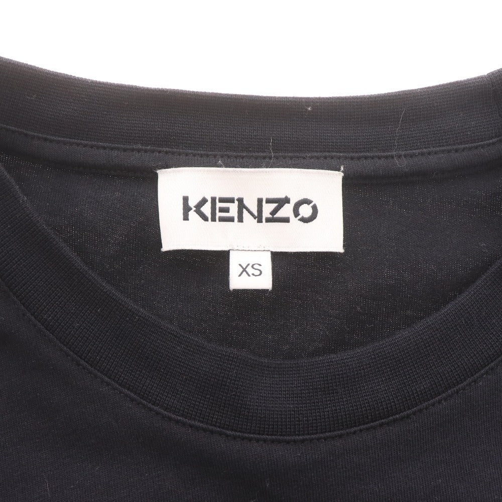 ■ KENZO PARIS ケンゾー Tシャツ 半袖 トップス ロゴ プリント レディース XS ブラック