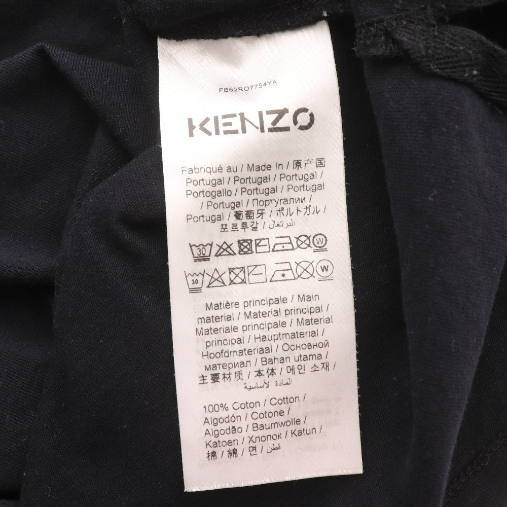■ KENZO PARIS ケンゾー Tシャツ 半袖 トップス ロゴ プリント レディース XS ブラック
