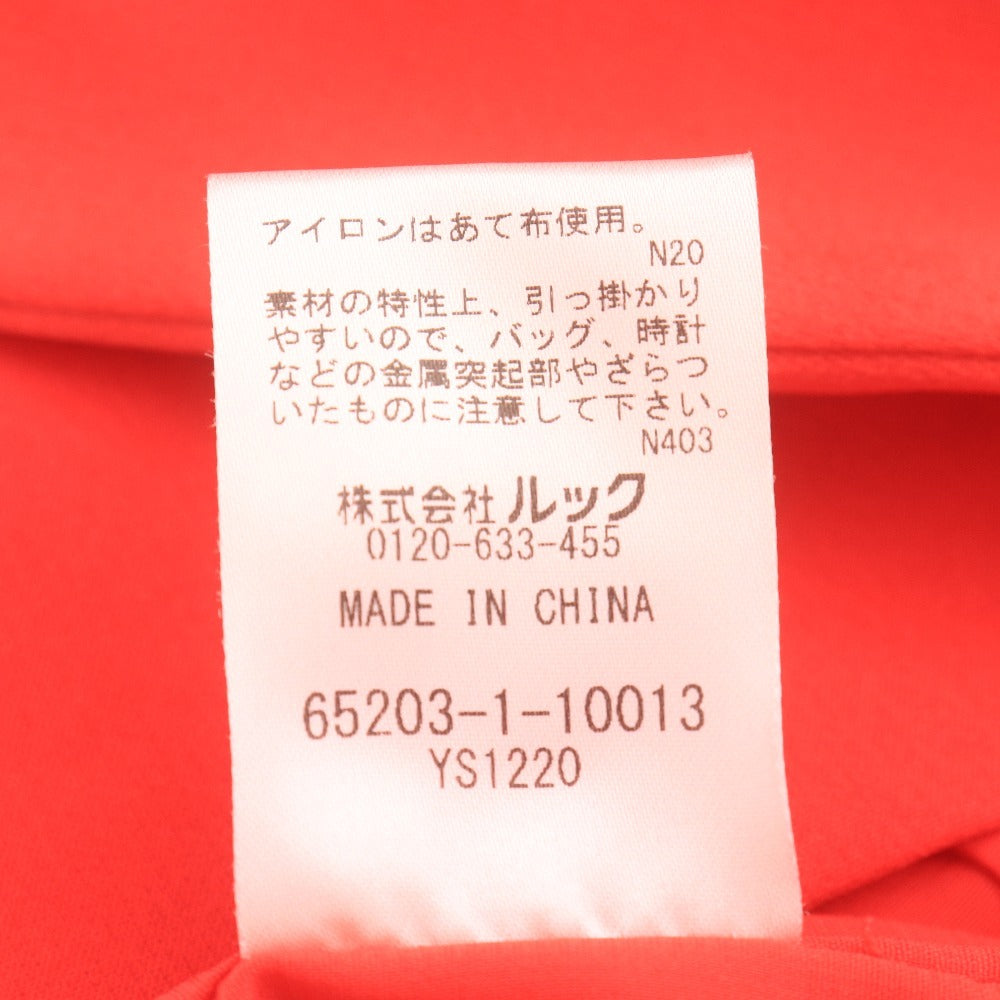 ■ alice + olivia アリスアンドオリビア ワンピース ドレス ノースリーブ トップス アシンメトリー フリル レディース 2 レッド