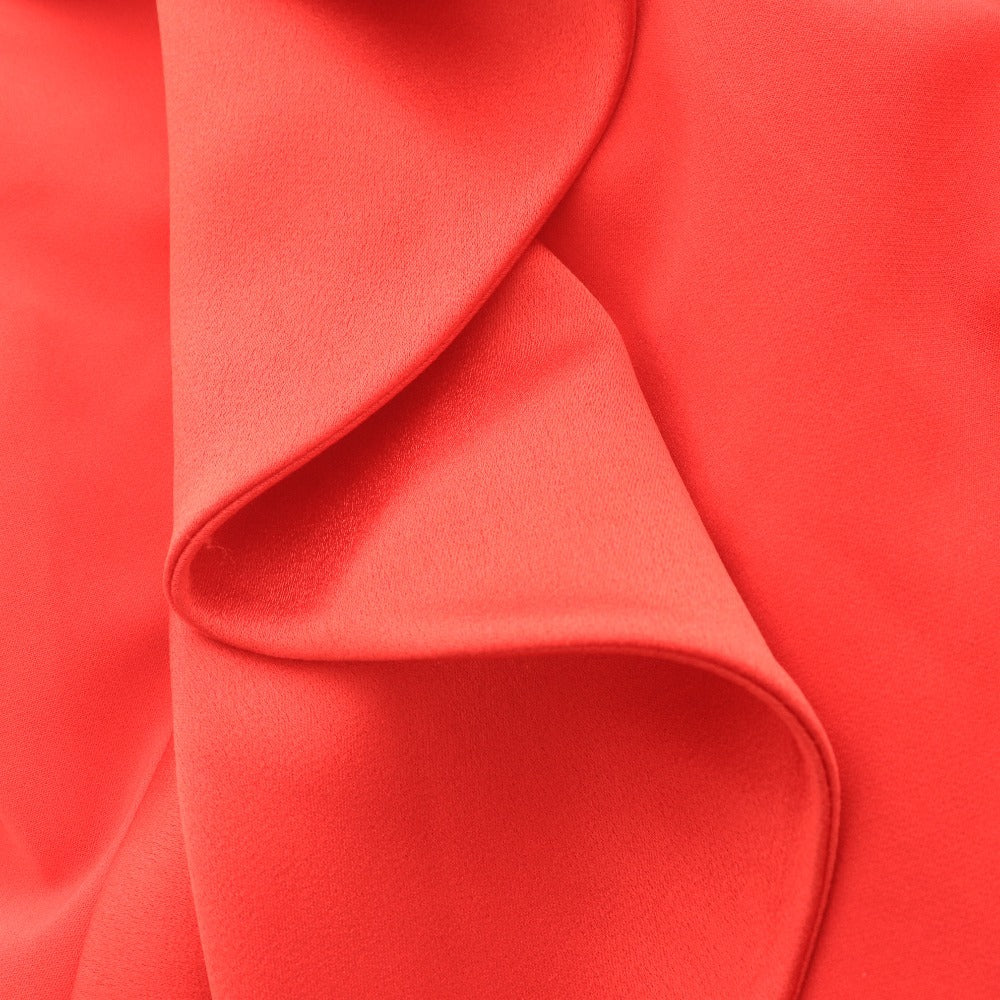 ■ alice + olivia アリスアンドオリビア ワンピース ドレス ノースリーブ トップス アシンメトリー フリル レディース 2 レッド