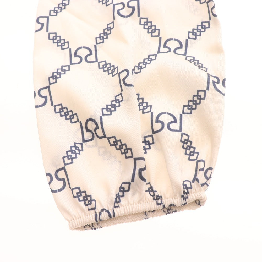 RINASCIMENTO Women's Long Dress with Three-Quarter Sleeves, Ivory, Size M, All-Over Print