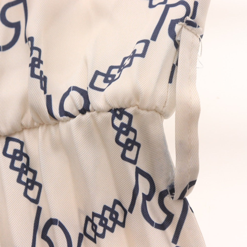 RINASCIMENTO Women's Long Dress with Three-Quarter Sleeves, Ivory, Size M, All-Over Print