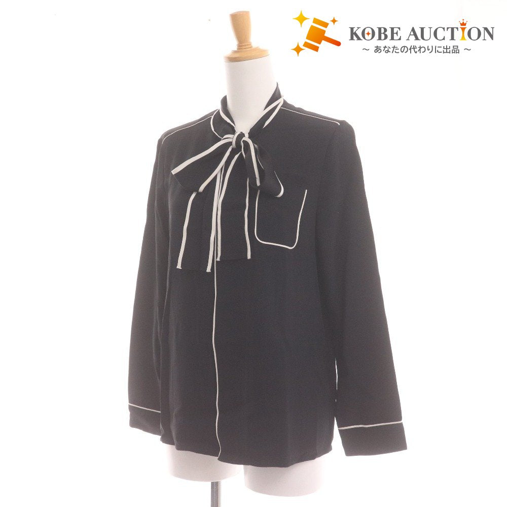 ■ RED VALENTINO レッドヴァレンティノ ボウタイジャケット 長袖 アウター 襟 レディース 40 ブラック