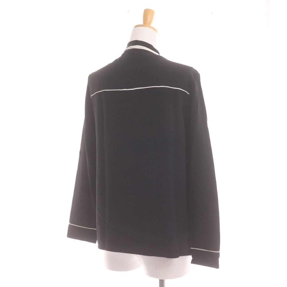 ■ RED VALENTINO レッドヴァレンティノ ボウタイジャケット 長袖 アウター 襟 レディース 40 ブラック