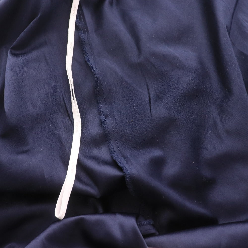 ■ CELFORD セルフォード ロングワンピース 長袖 ジャケット トップス アウター マキシ丈 レース 総柄 レディース 36 ダークネイビー