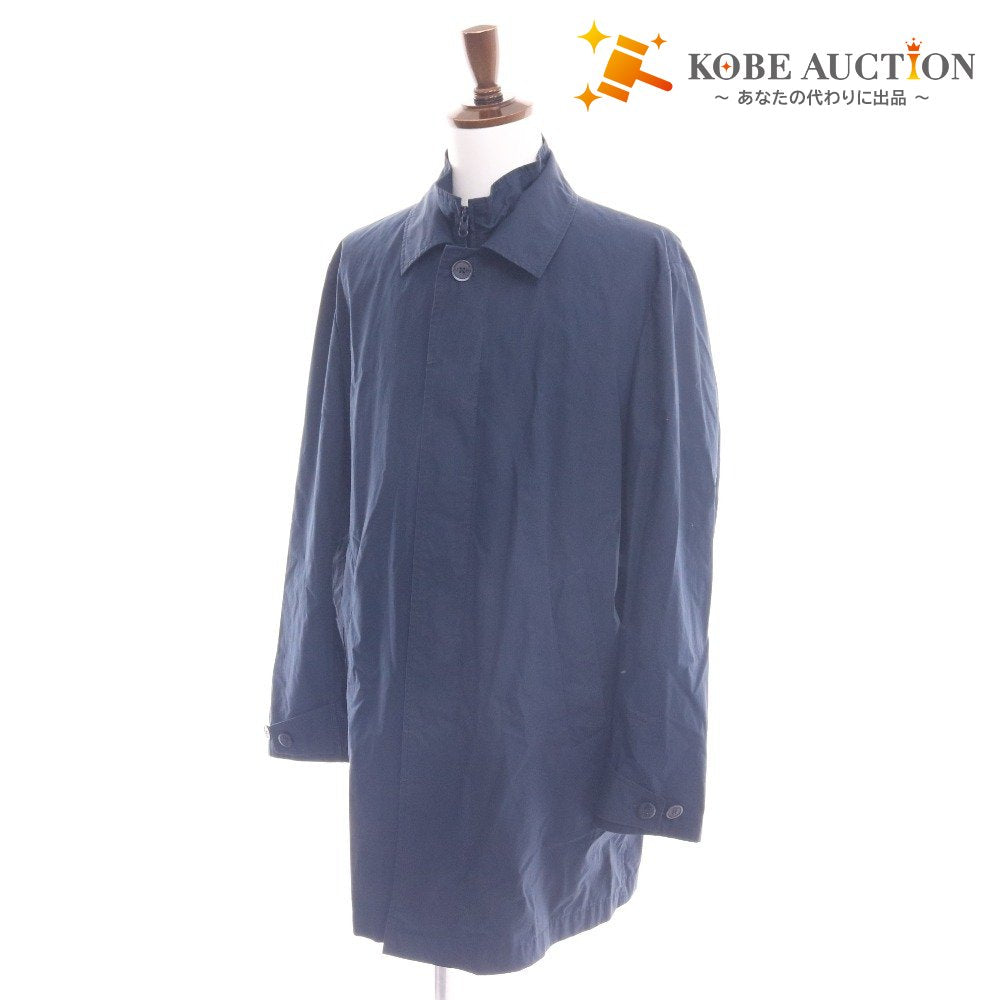 ■ Fay フェイ コート 長袖 アウター ジャケット イタリア製 襟 メンズ XL ネイビー