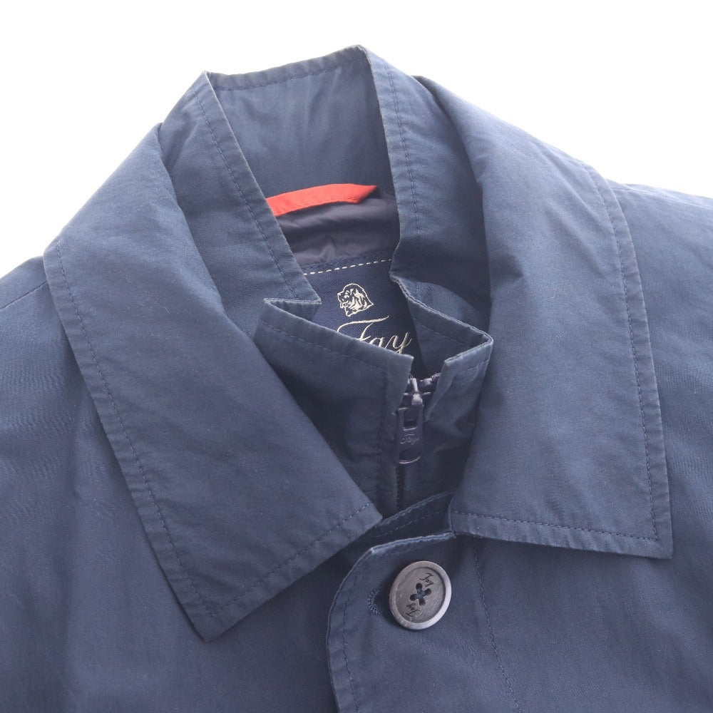 ■ Fay フェイ コート 長袖 アウター ジャケット イタリア製 襟 メンズ XL ネイビー