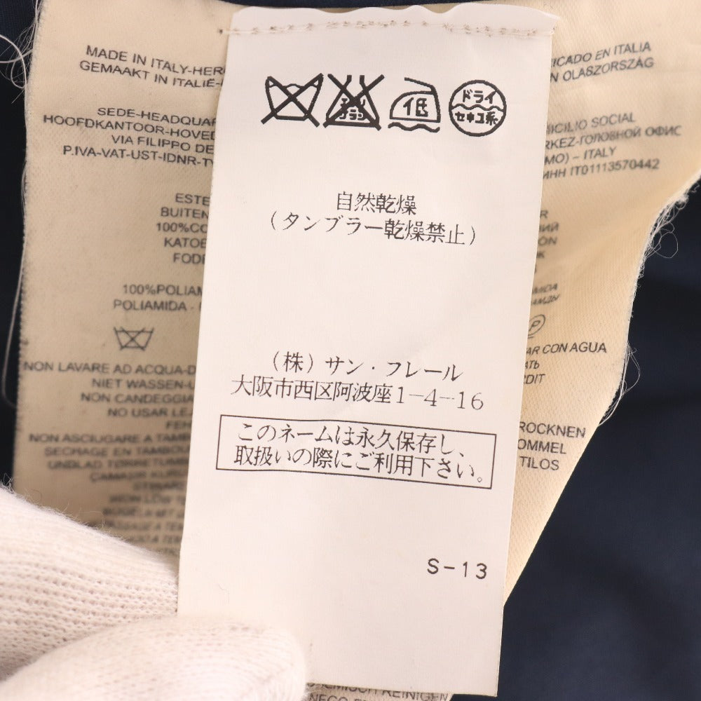 ■ Fay フェイ コート 長袖 アウター ジャケット イタリア製 襟 メンズ XL ネイビー