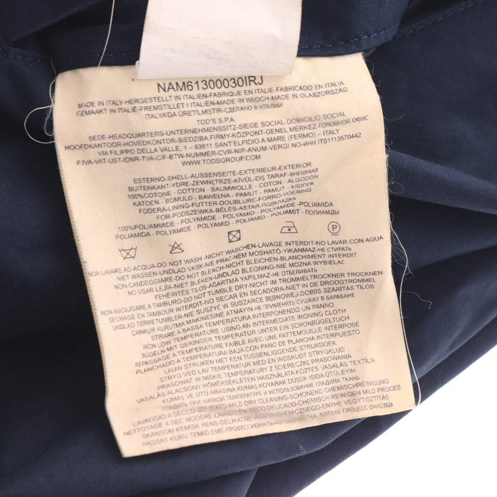 ■ Fay フェイ コート 長袖 アウター ジャケット イタリア製 襟 メンズ XL ネイビー