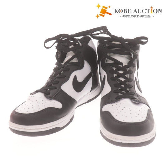 ■ ナイキ スニーカー シューズ 613867-0004 靴 ダンクハイ メンズ 27.5cm ブラック ホワイト 箱付き