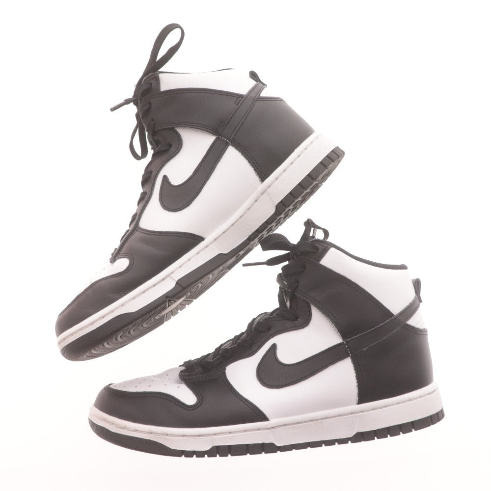 ■ ナイキ スニーカー シューズ 613867-0004 靴 ダンクハイ メンズ 27.5cm ブラック ホワイト 箱付き