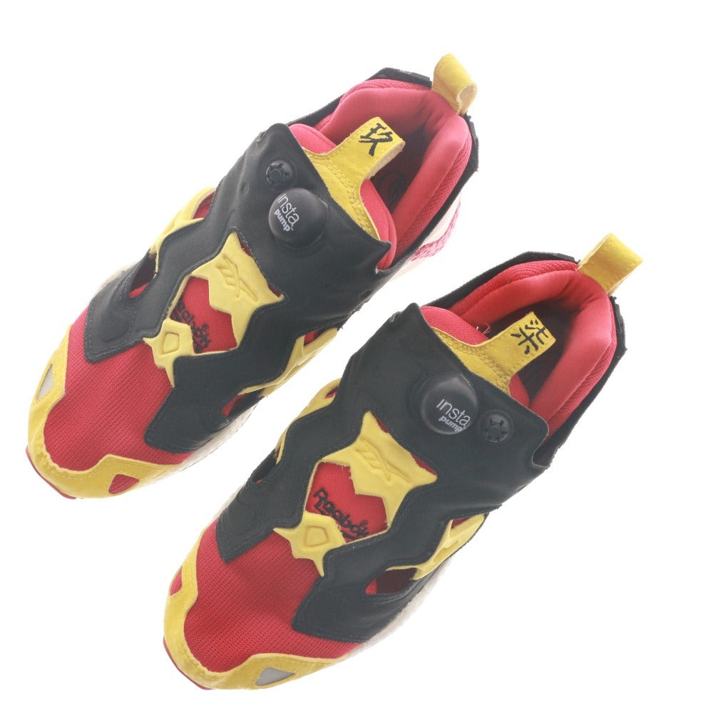 ■ Reebok リーボック スニーカー シューズ 靴 インスタポンプフューリー RA 708 FLU 1-39413 メンズ 26.5cm レッド イエロー系