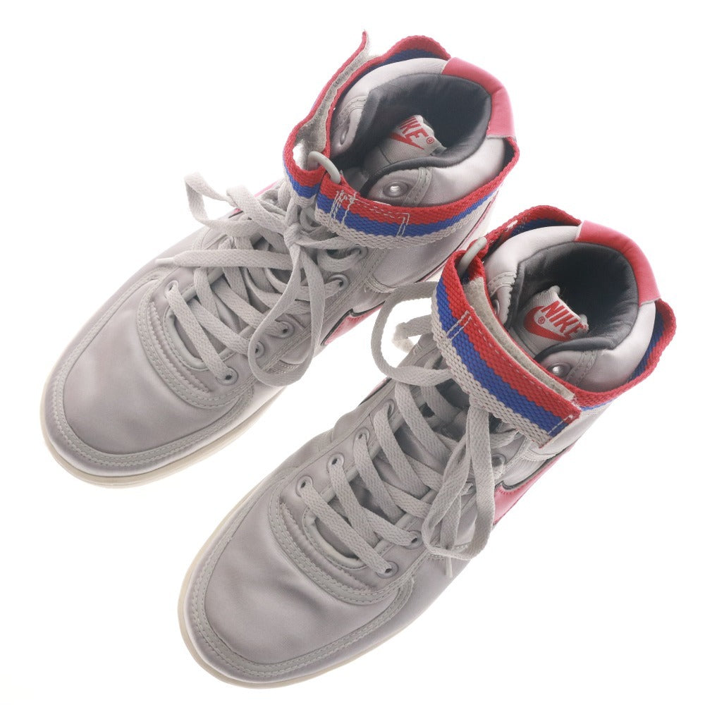 ■ NIKE ナイキ スニーカー シューズ 靴 バンダル 021101 LN2 メンズ 26cm シルバー レッド