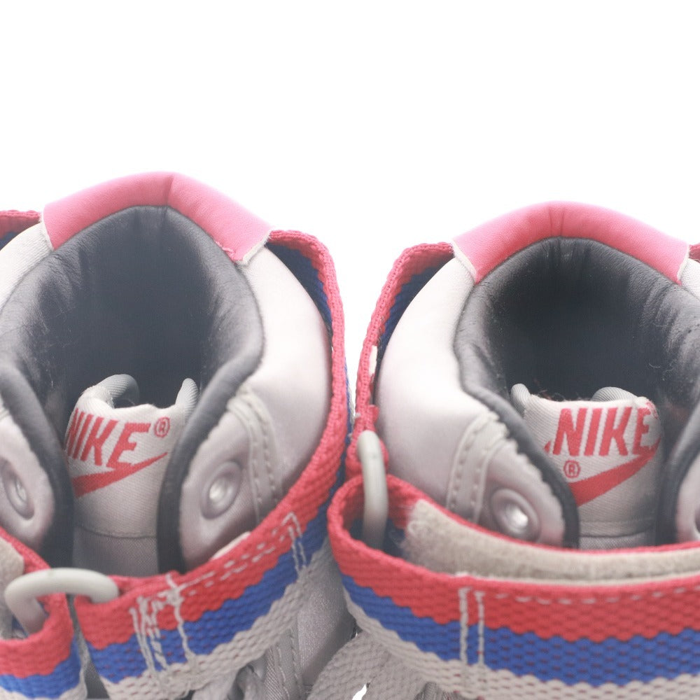 ■ NIKE ナイキ スニーカー シューズ 靴 バンダル 021101 LN2 メンズ 26cm シルバー レッド