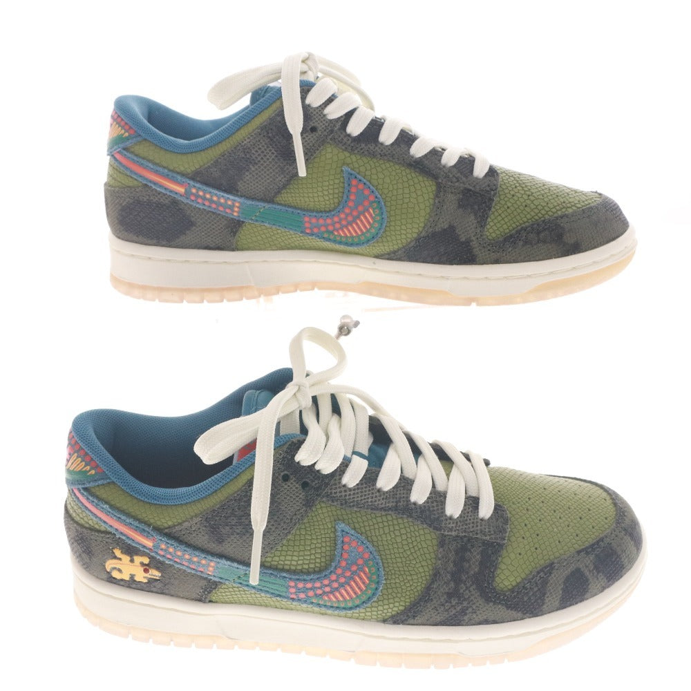 ■ NIKE ナイキ スニーカー シューズ 靴 DUNK LOW PRM D02160 335 メンズ 26.0cm カーキ系 箱付き 未使用