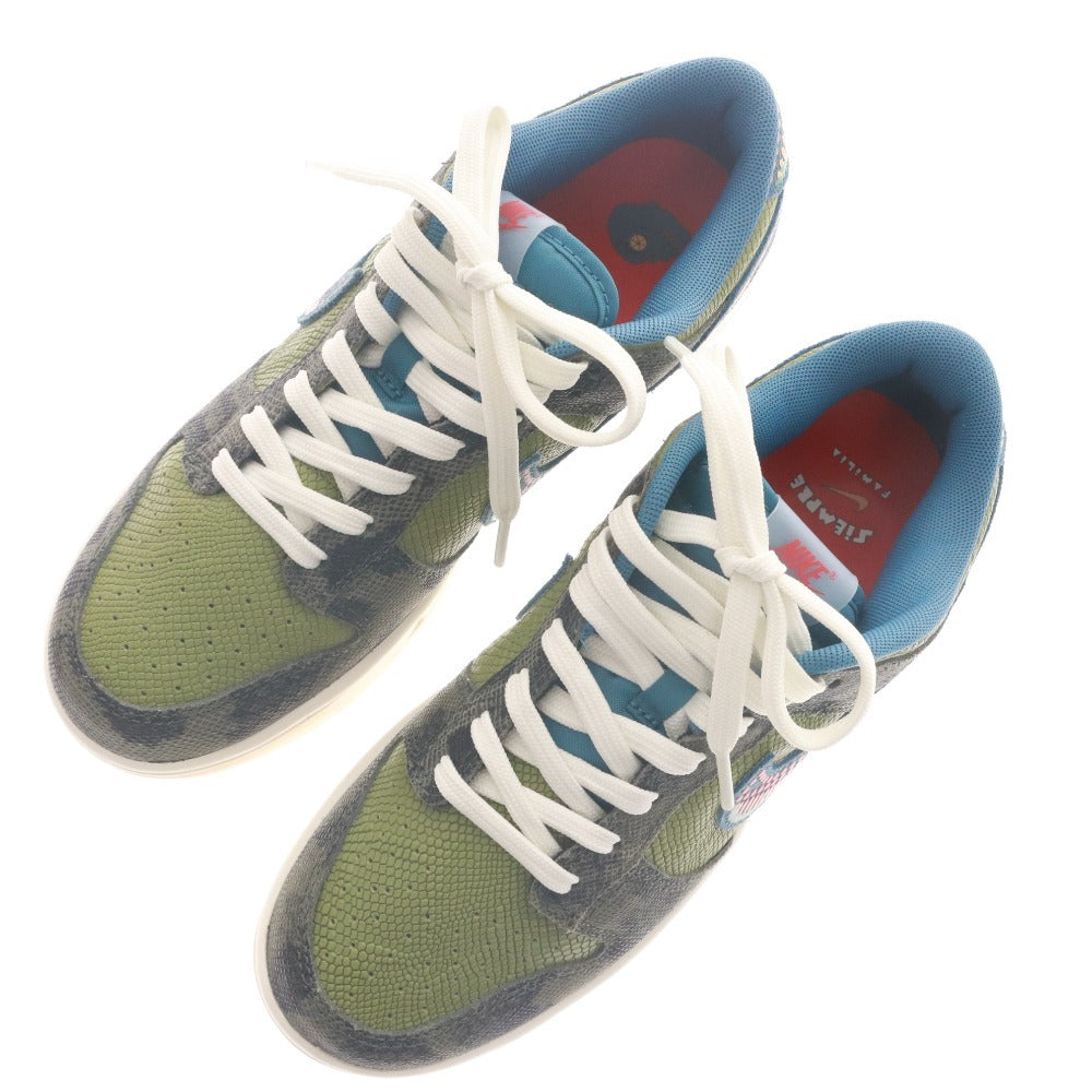 ■ NIKE ナイキ スニーカー シューズ 靴 DUNK LOW PRM D02160 335 メンズ 26.0cm カーキ系 箱付き 未使用