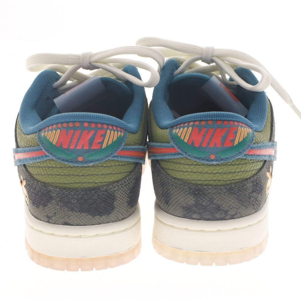■ NIKE ナイキ スニーカー シューズ 靴 DUNK LOW PRM D02160 335 メンズ 26.0cm カーキ系 箱付き 未使用