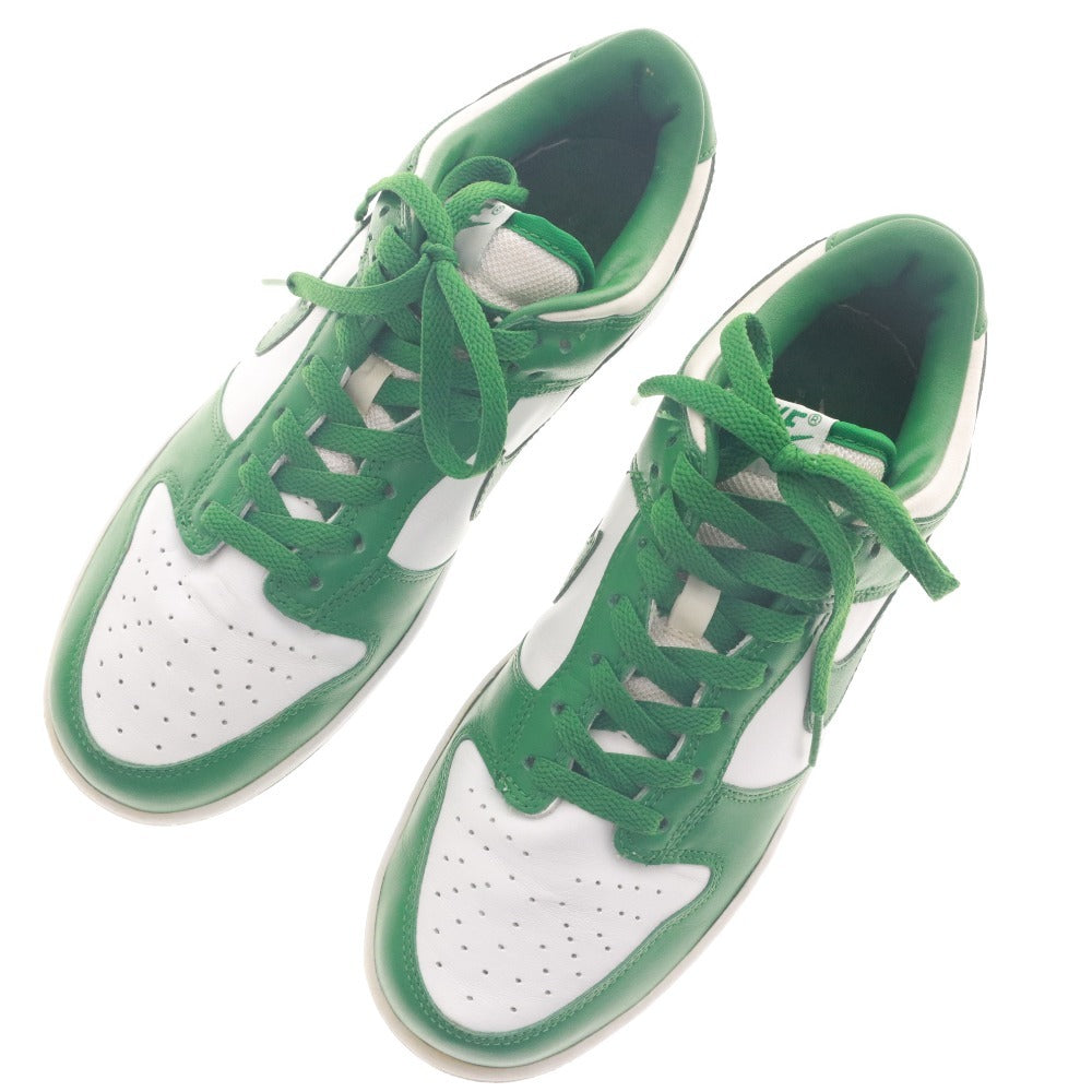 ■ NIKE ナイキ スニーカー シューズ 靴 ダンク ロー 304714 132 メンズ 27.0cm グリーン ホワイト 箱付き