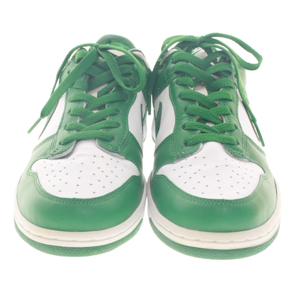 ■ NIKE ナイキ スニーカー シューズ 靴 ダンク ロー 304714 132 メンズ 27.0cm グリーン ホワイト 箱付き