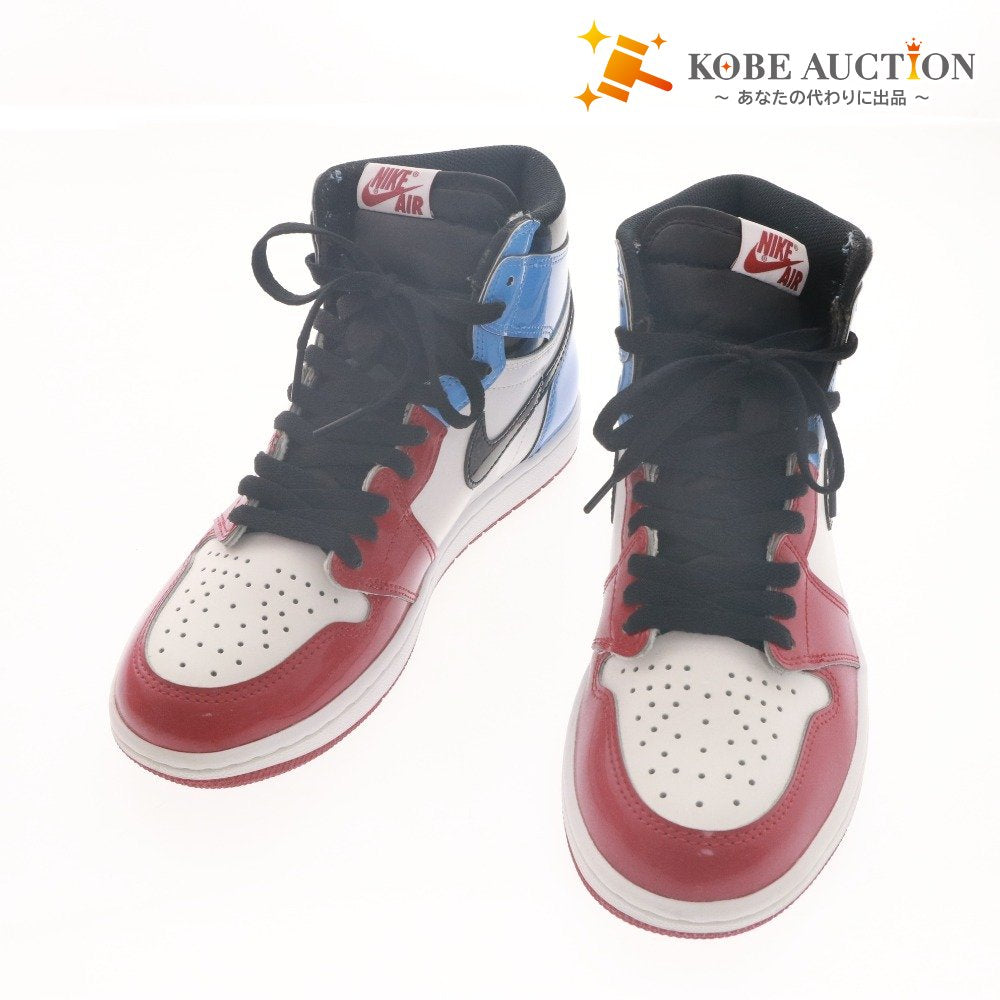 ■ NIKE ナイキ スニーカー シューズ 靴 AIR JORDAN 1 RETRO HIGH OG FEARLESS CK5666 100 メンズ 25.5cm レッド 箱付き