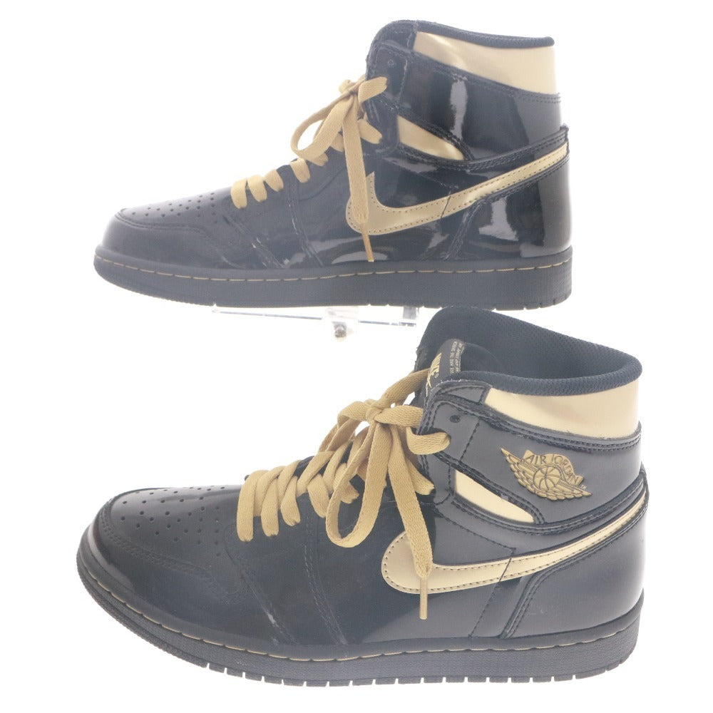 ■ NIKE ナイキ スニーカー シューズ 靴 AIR JORDAN 1 RETRO HIGH OG 555088-032 メンズ 26.5cm ブラック 箱付き